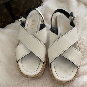 Used Authentic PRADA espadrilles